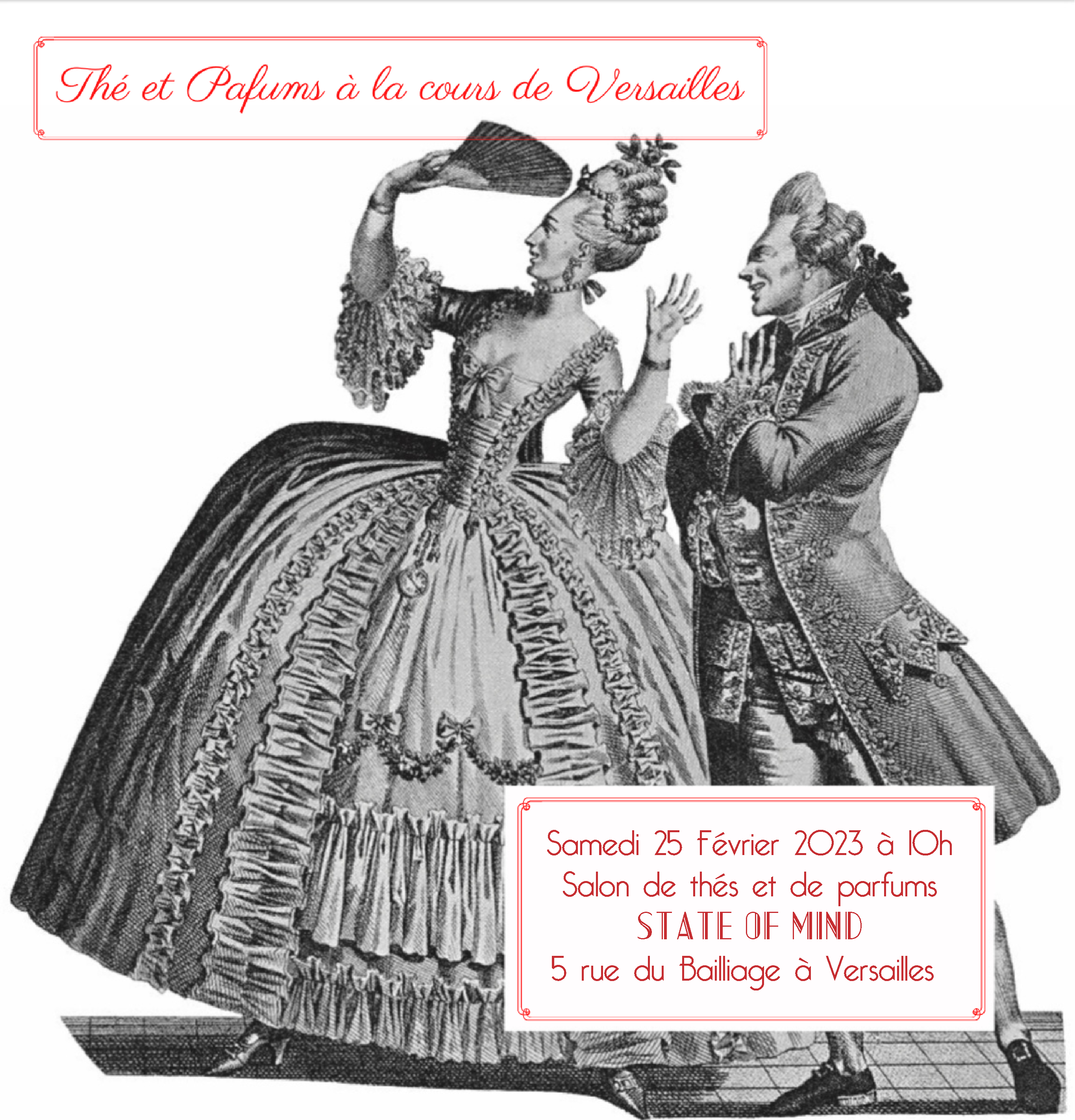 Cérémonie de Thé et Parfums à la cour de Versailles