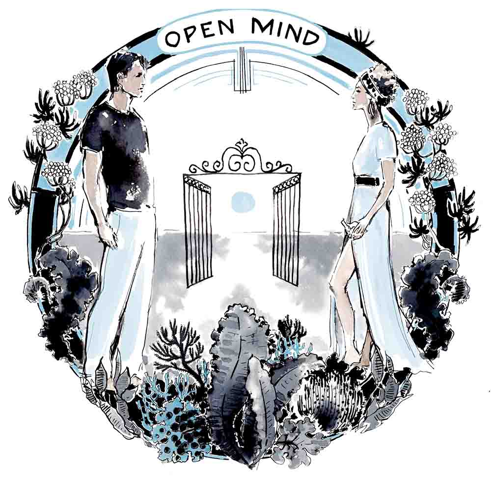 To be open mind. Open mind.